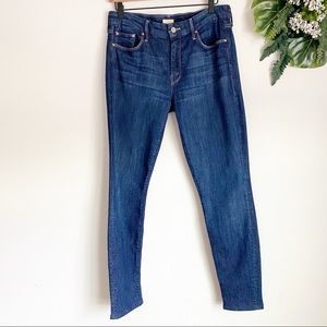 MOTHER DENIM THE LOOKER CLASSIC MID-RISE SKINNY 30